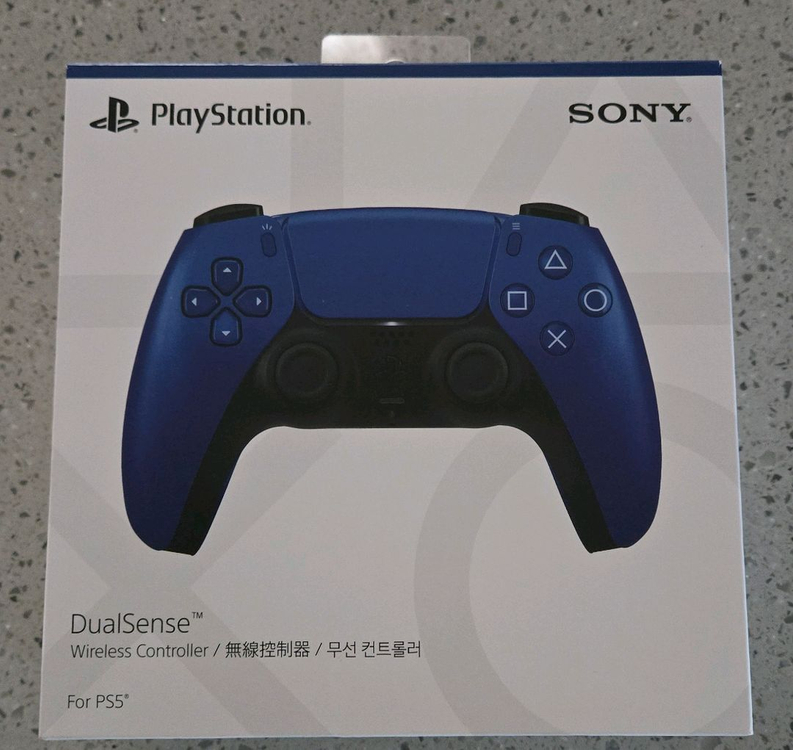 PS5 듀얼센스 코발트 블루 새상품 (CFI-ZCT1G--0