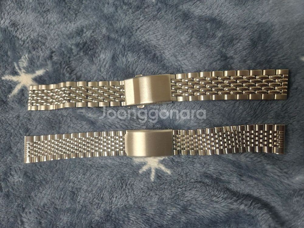 메탈 시계줄 쌀알 브슬 2종 (20mm) 일괕--3