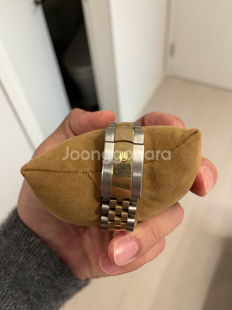 롤렉스 데이저스트 텐포인트 검판 36mm--1
