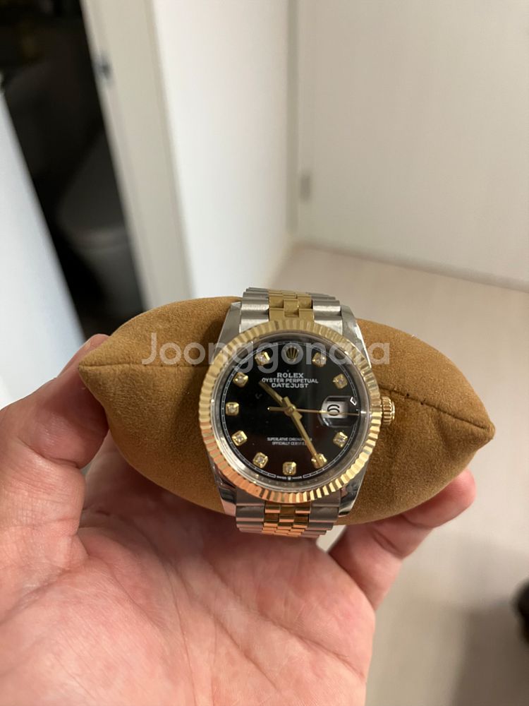 롤렉스 데이저스트 텐포인트 검판 36mm--0
