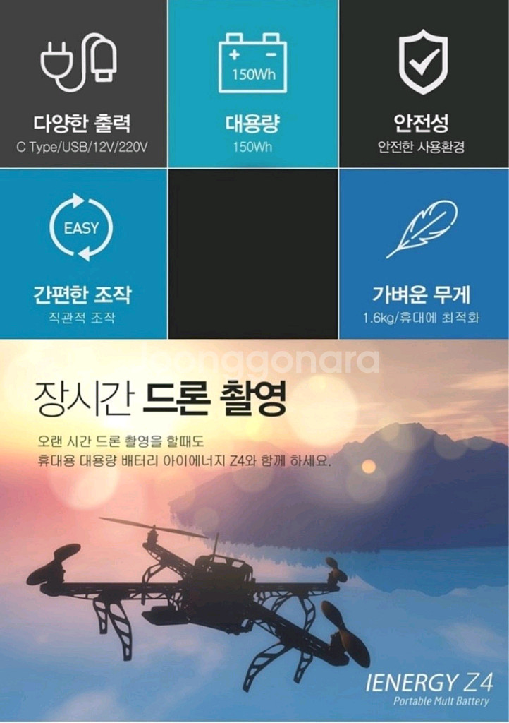 220V 휴대용 대용량 배터리 AC220V출력 및 자동--2