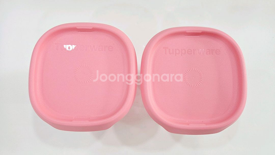 타파웨어 원터치프레시810ml(2)핑크 판매합니다--2