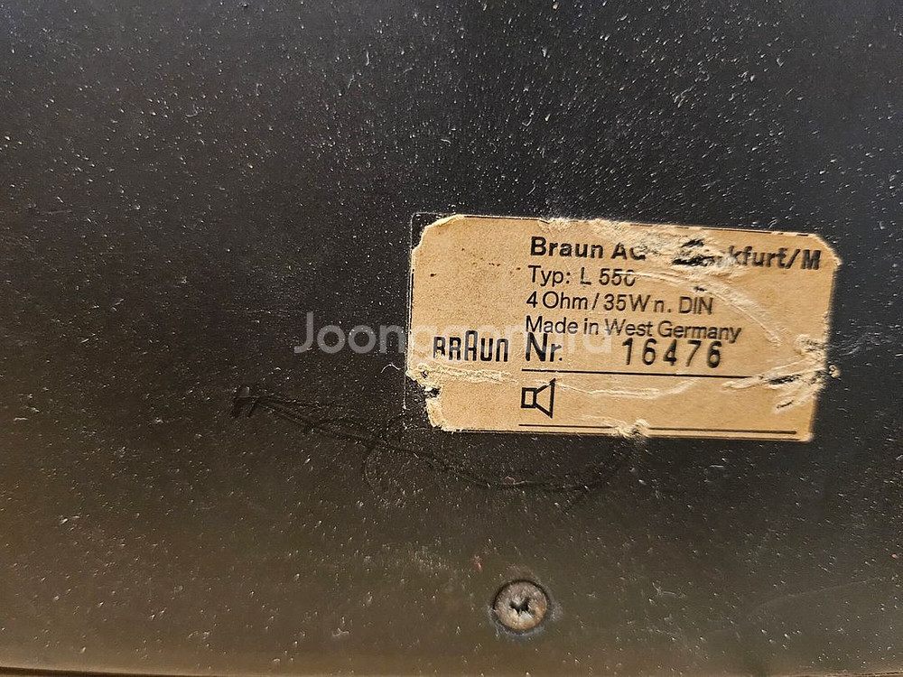 70년대 스피커 Braun L550 1조 판매합니다.--1