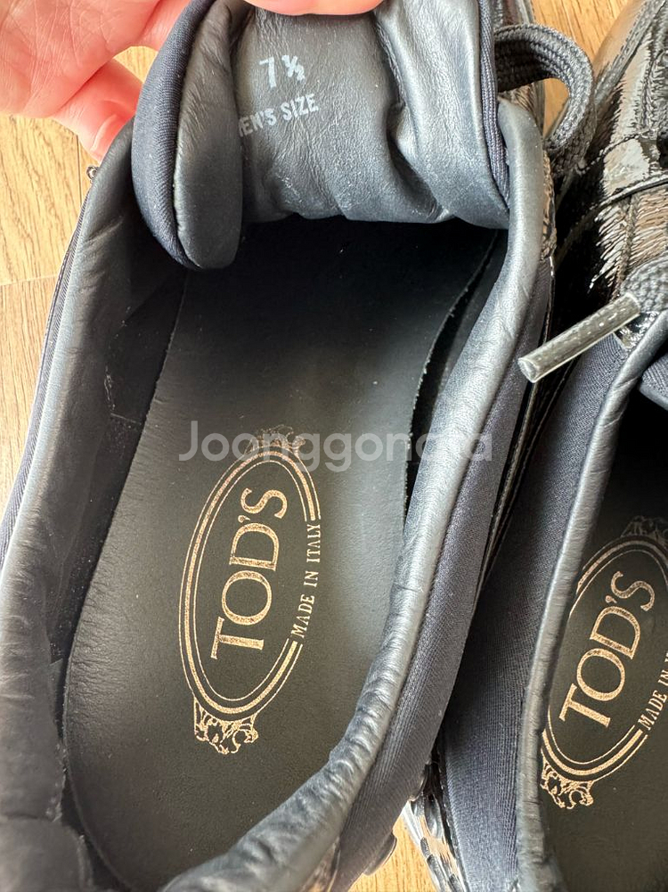 [Tods] 토즈 블랙 스니커즈 7.5 (255-260--8