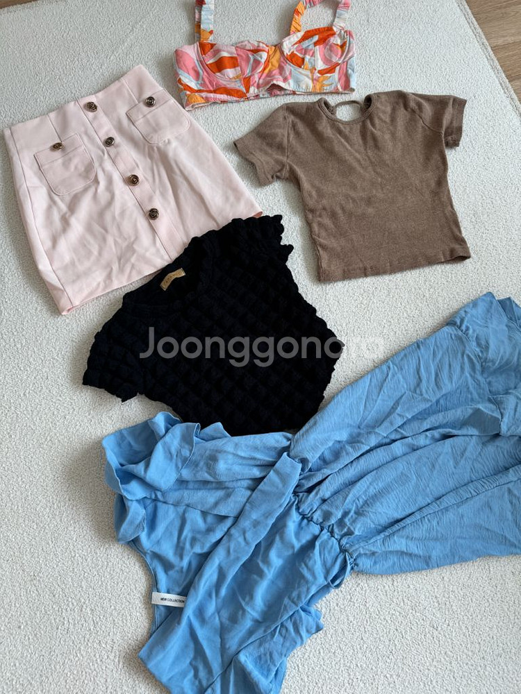 상의, 스커트 여름 위류 세트 S 사이즈--2