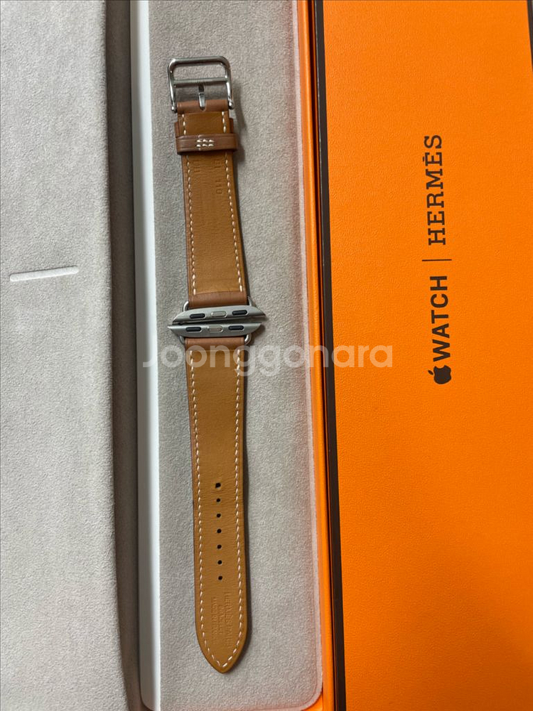 애플워치 에르메스 41mm 골드싱글투어 SSS급--1