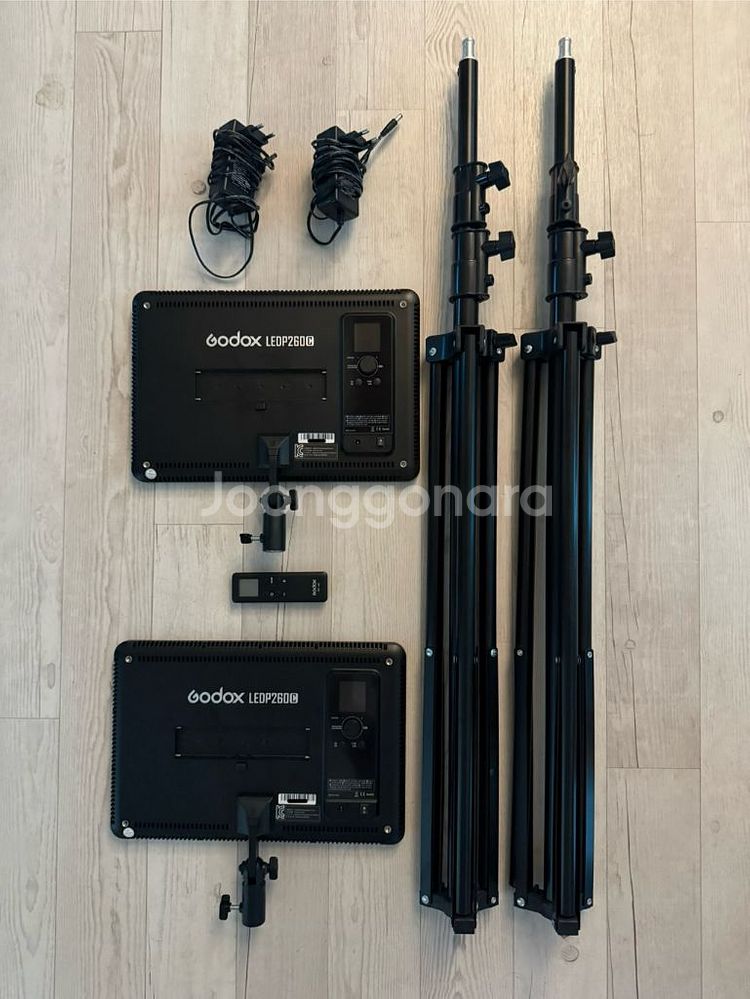Godox LEDP260C 조명 세트--1