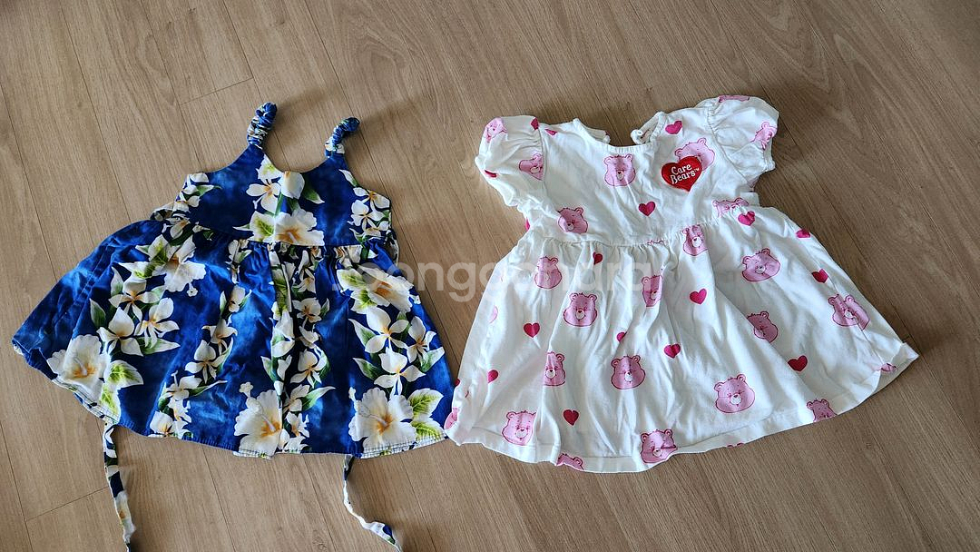 (택포 10000원) 85-90 돌전후 여름 여자아기옷--8