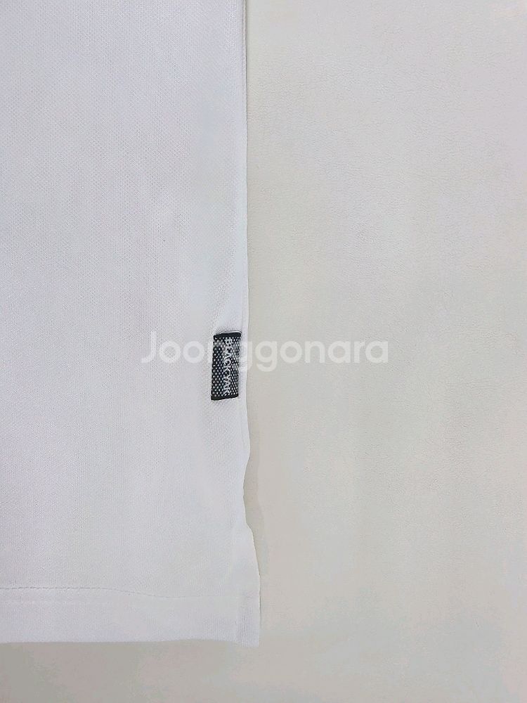 블랙야크 흰색 반팔 폴로티 남자100--4