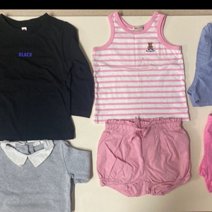 90사이즈 옷 -래핑차일드 cap 미키하우스 외