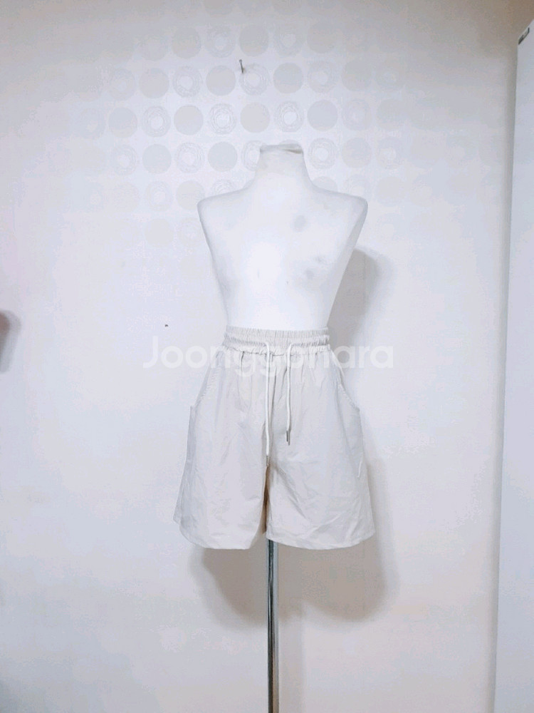 새것/베이지/여성반바지66/밴딩반바지66/반바지66--0