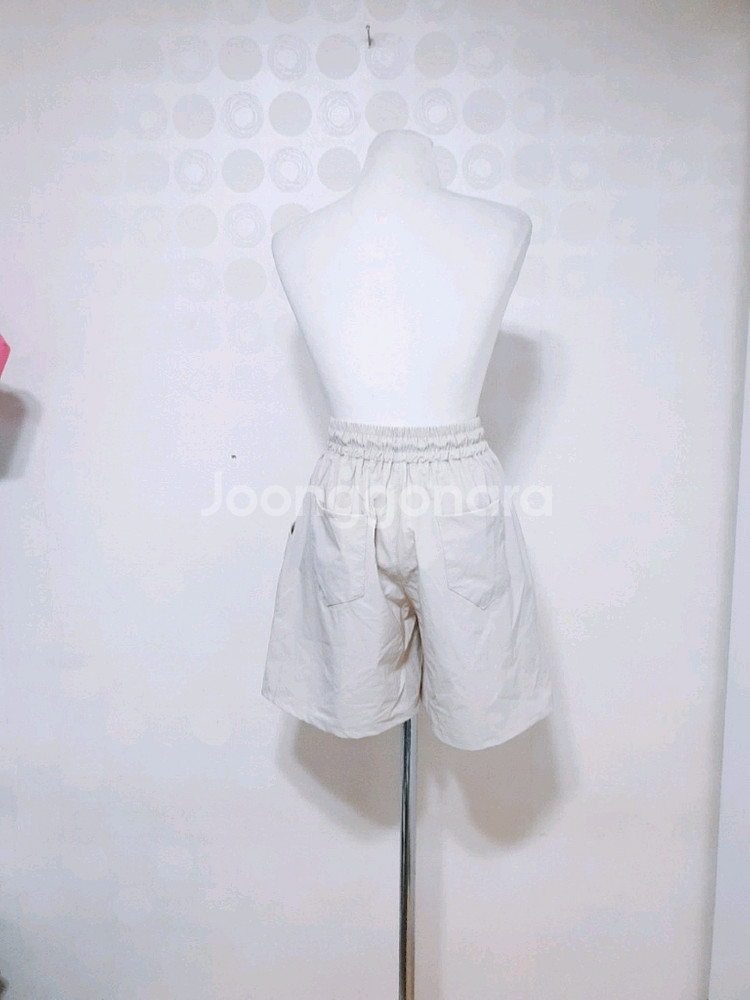 새것/베이지/여성반바지66/밴딩반바지66/반바지66--1