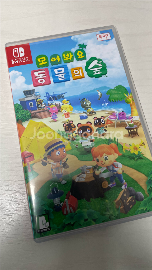 닌텐도 스위치 배터리개선판+동물의숲 칩--4