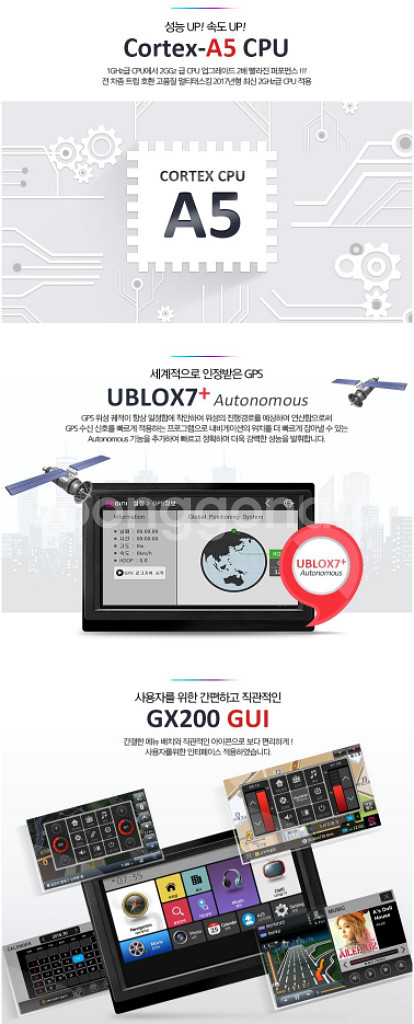 [7인치] 마이딘 GX200 지니맵 네비게이션--4