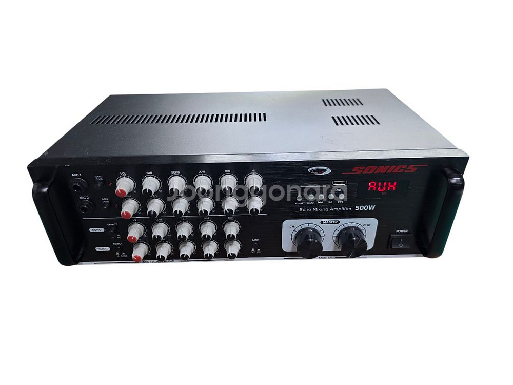 SONICS SMP-330K plus 500와트 앰프--0