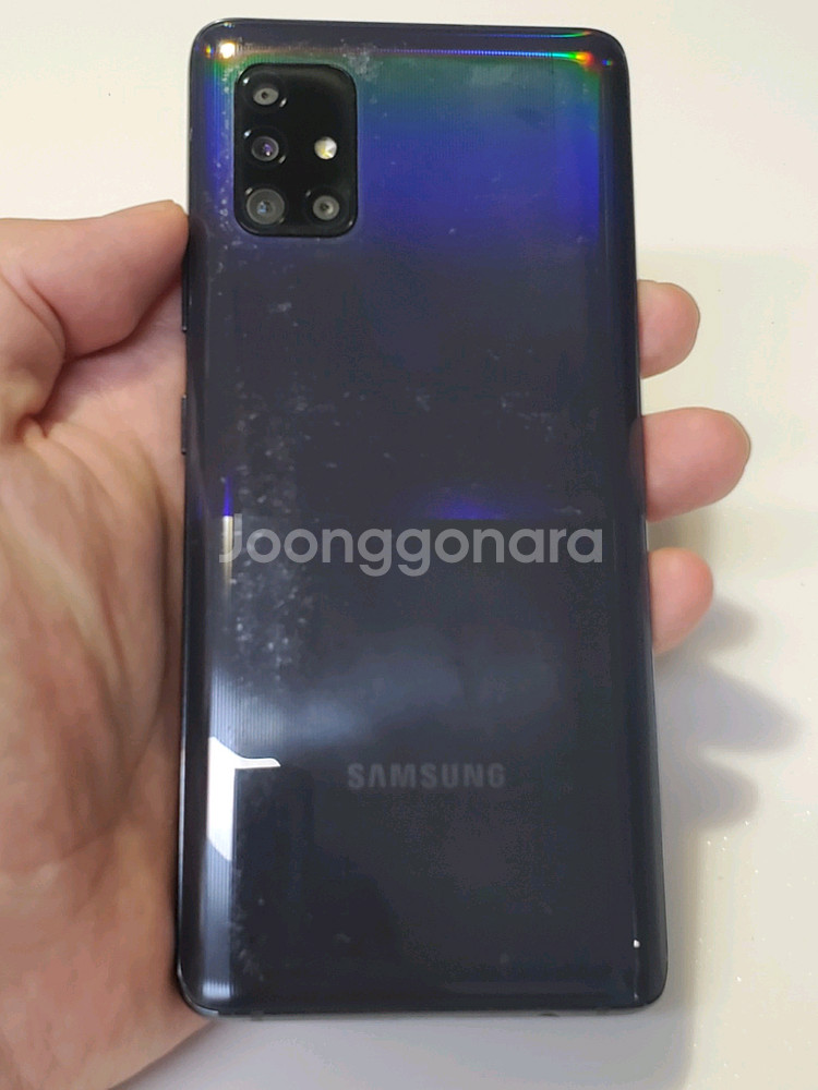 갤럭시 A51 블랙 9만--1