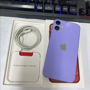 아이폰12미니 퍼플 AA급 64GB 무잔상