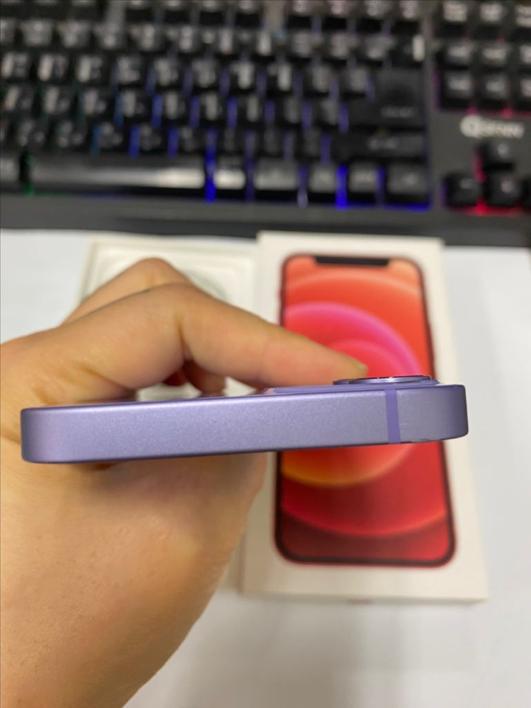 .아이폰12미니 퍼플 AA급 64GB 무잔상--5