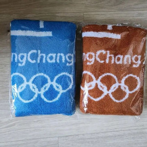 미개봉 새상품 평창올림픽 수건 2종 (일괄 판매)