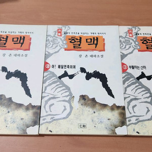 강촌 대하소설 혈맥 1~3 완 소장용