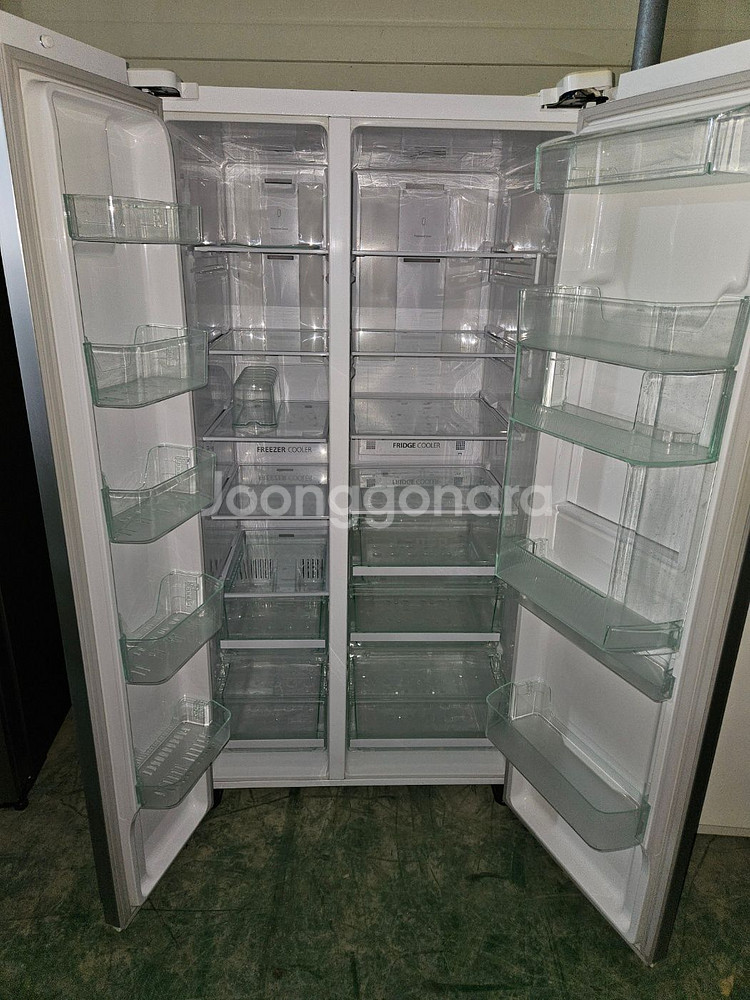 84 (무료배송설치) 중고냉장고 양문형 삼성지펠 810--1