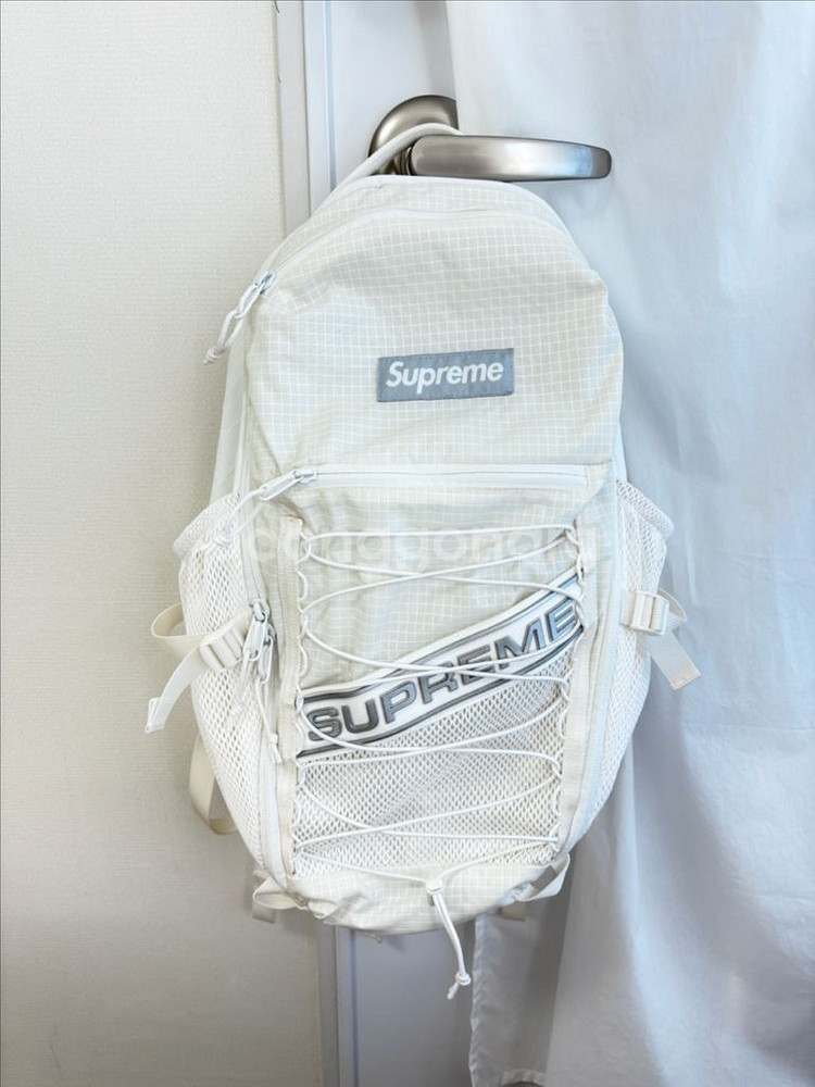 슈프림 백팩 화이트 정품 supreme backpack--0