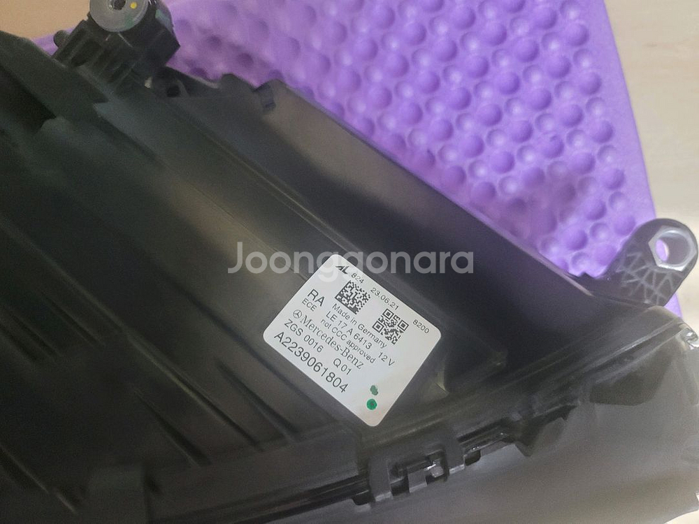 벤츠 s450d 조수석 라이트 판매합니다.--4