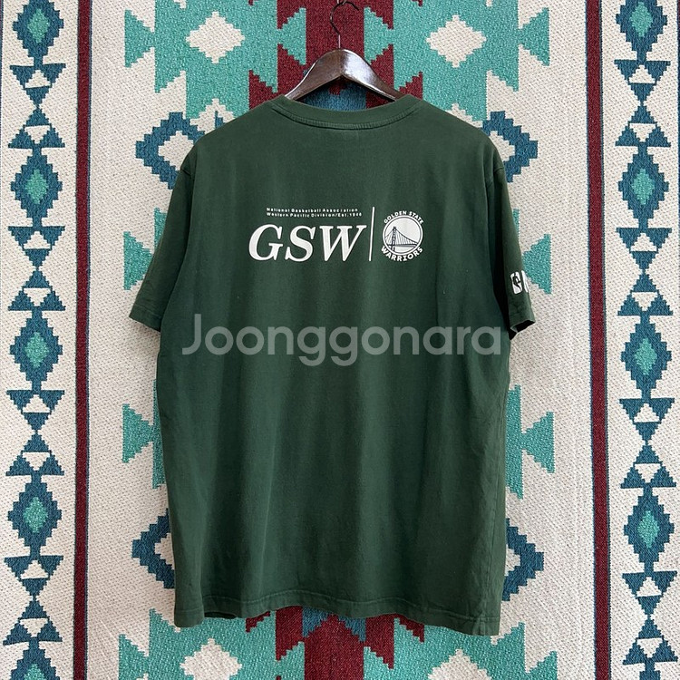 [100] 엔비에이 GSW 농구 캐주얼 프린팅 반팔 티--4