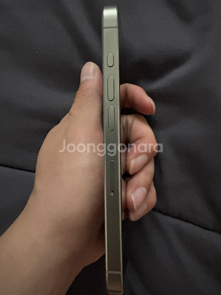아이폰15프로256네추럴티타늄 S급--5
