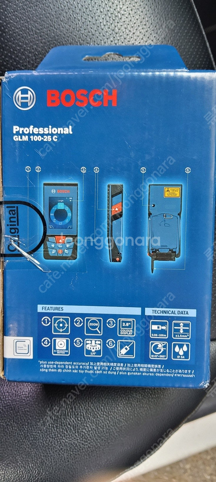 보쉬 GLM 100-25 C 레이저 거리 측정기 새상품--3