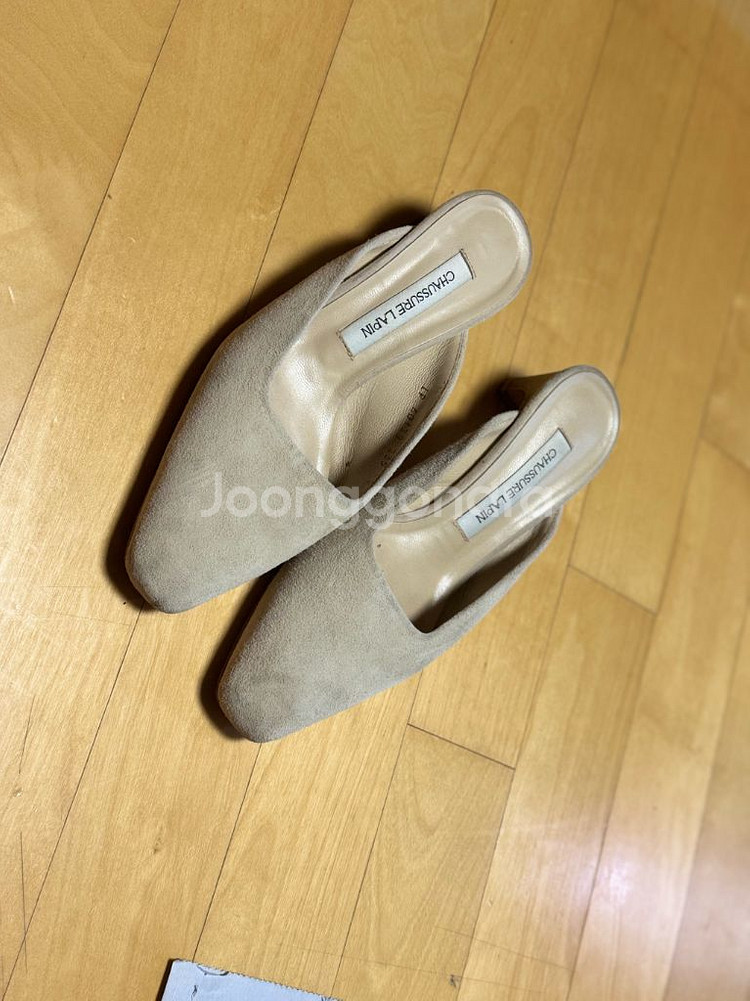 235 쇼쉬르라팡 여성 구두 뮬 아이보리--0