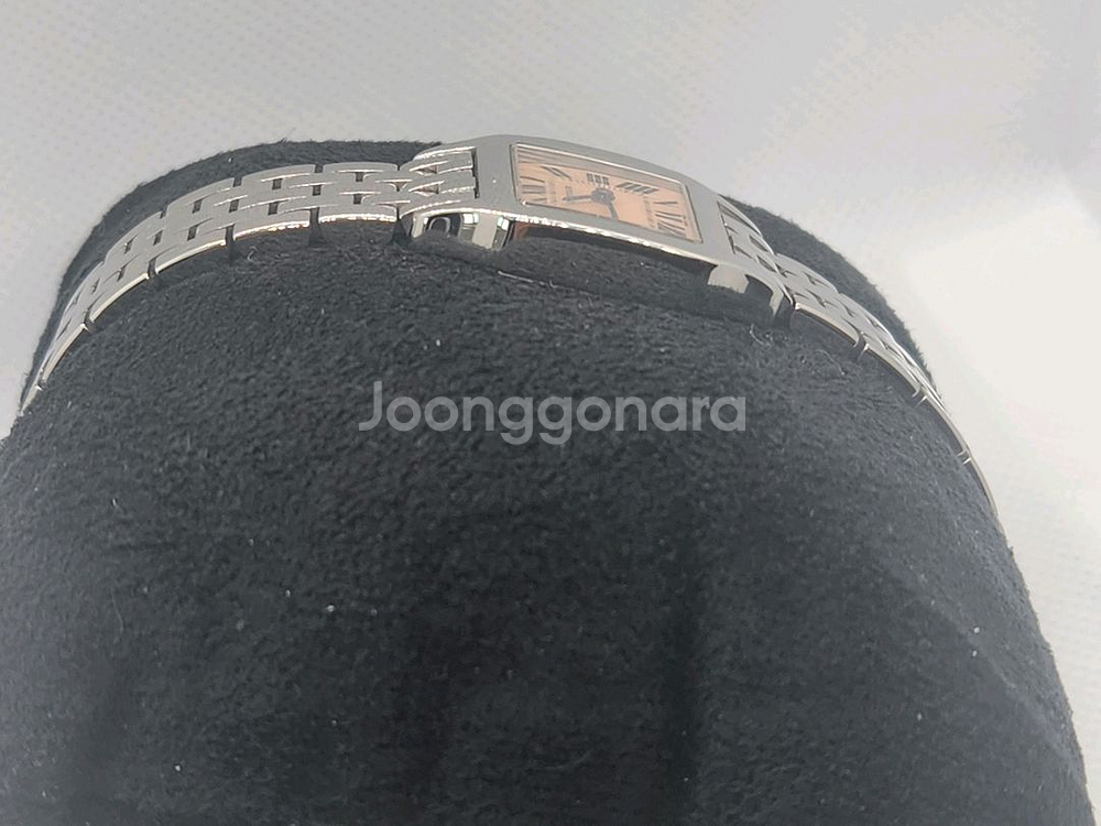 정품 여성용 까르띠에 산토스 드모아젤 스몰 전부오리지날--2