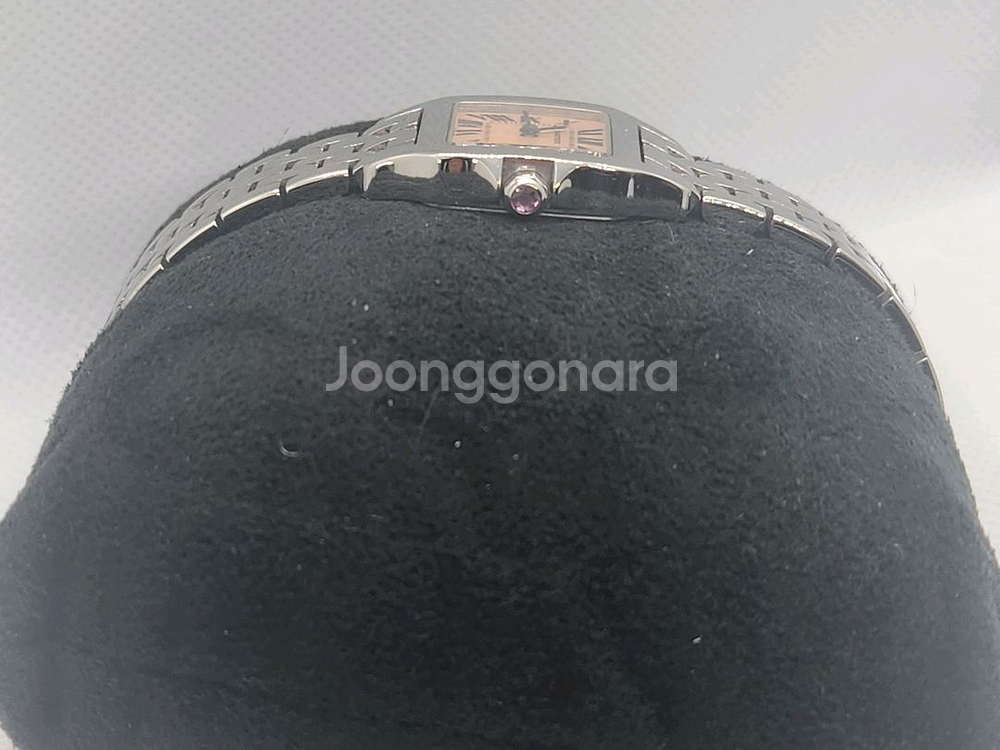 정품 여성용 까르띠에 산토스 드모아젤 스몰 전부오리지날--3