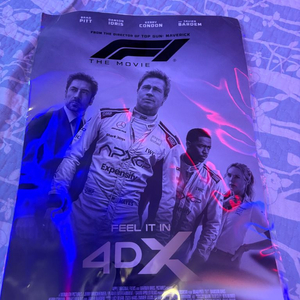 F1 4dx 특전 포스터 미개봉 새상품