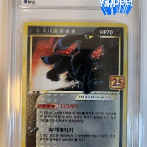 포켓몬카드 25주년 블래키 프로모 BRG10 등급