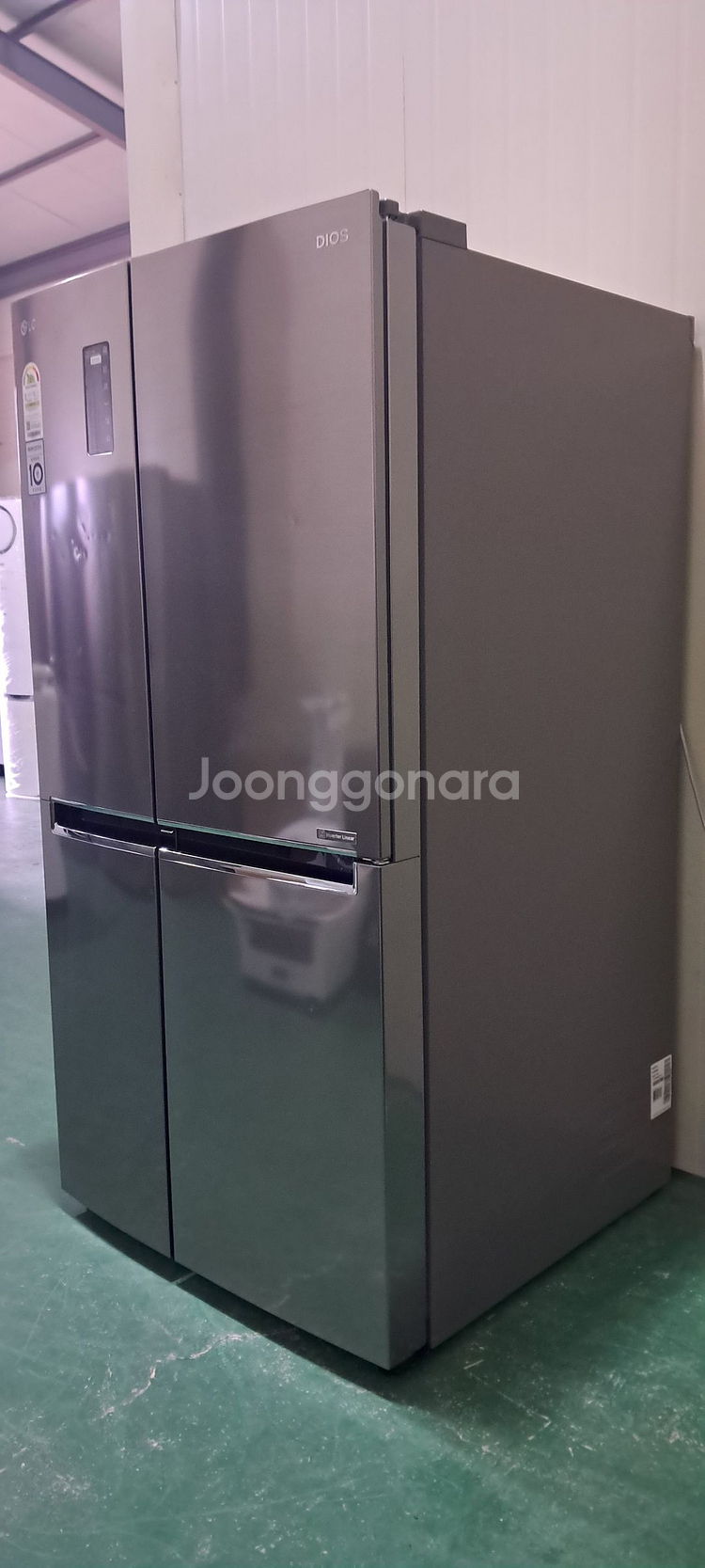 1545 엘지디오스 830L 2도어양문형냉장고(메탈)--1