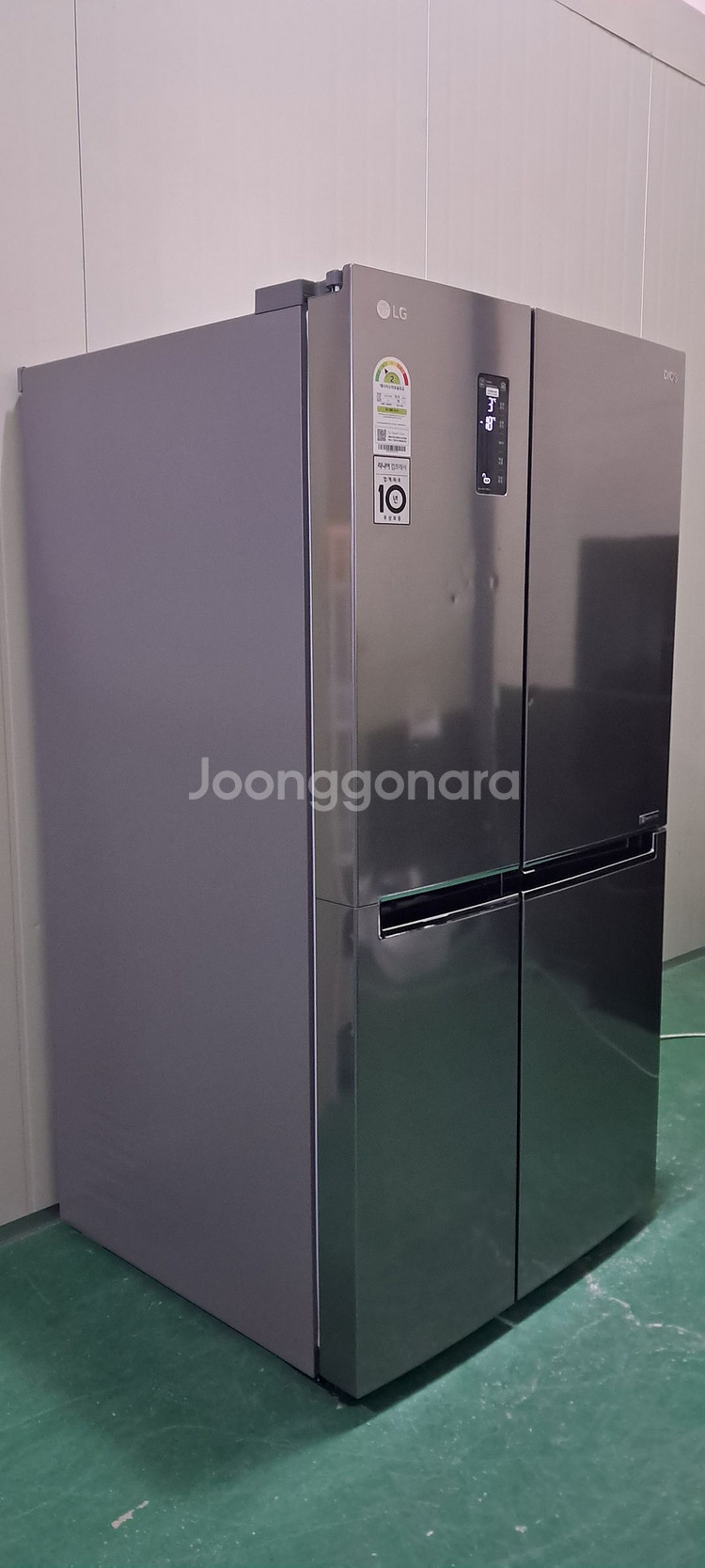 1545 엘지디오스 830L 2도어양문형냉장고(메탈)--2