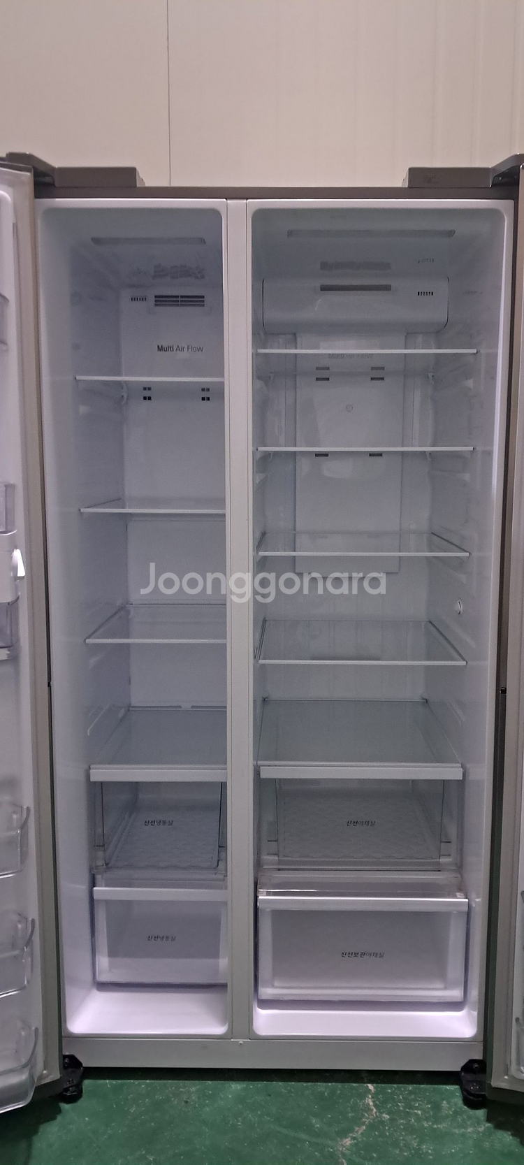 1545 엘지디오스 830L 2도어양문형냉장고(메탈)--4