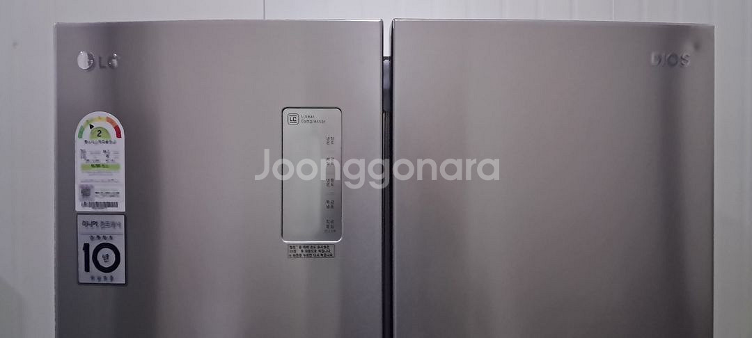 1552 엘지디오스 870L 4도어양문형냉장고(메탈)--9