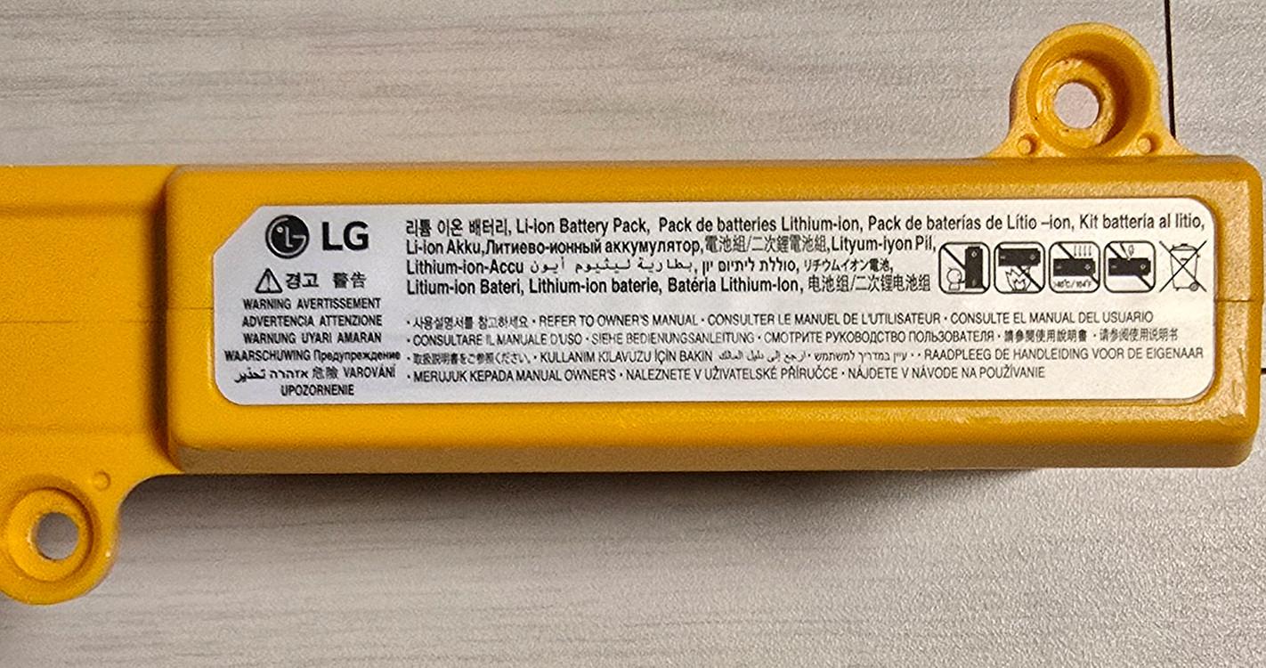 LG .M9물걸레 청소기배터리--1