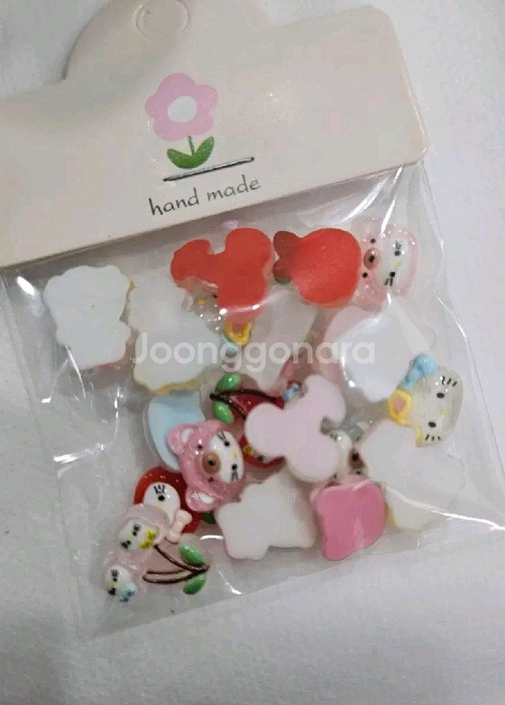 20p_앵두키티네일파츠 곰돌이파츠 네일파츠--2
