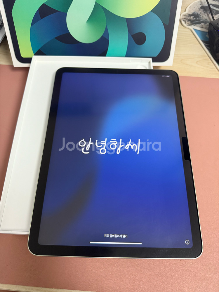 S급 아이패드 에어4 64기가 그린 와이파이--0