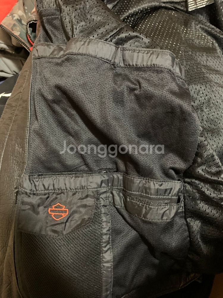 할리데이비슨 가죽 라이더 자켓 L--1