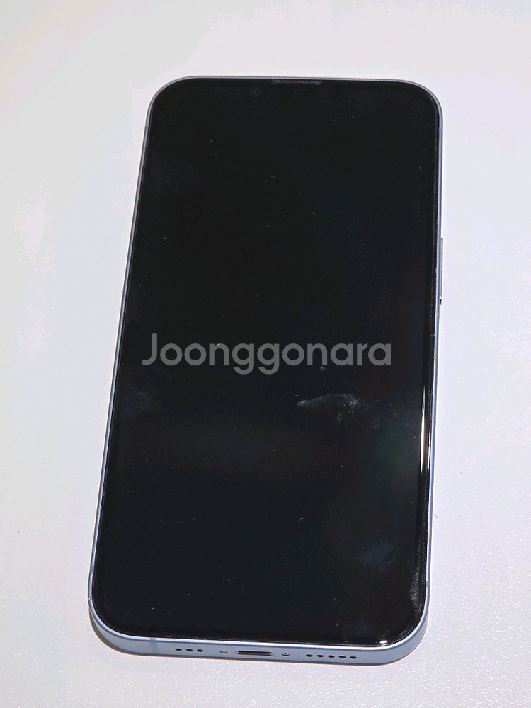 아이폰14 256기가 하늘색 판매합니다--2