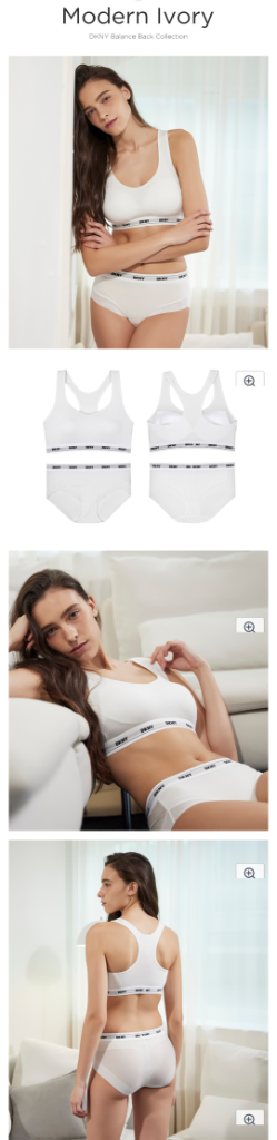 DKNY 여자속옷셋트 (90S.아이보리)--0