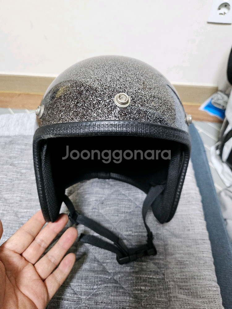 소두핏 실버헬멧 팝니다--0