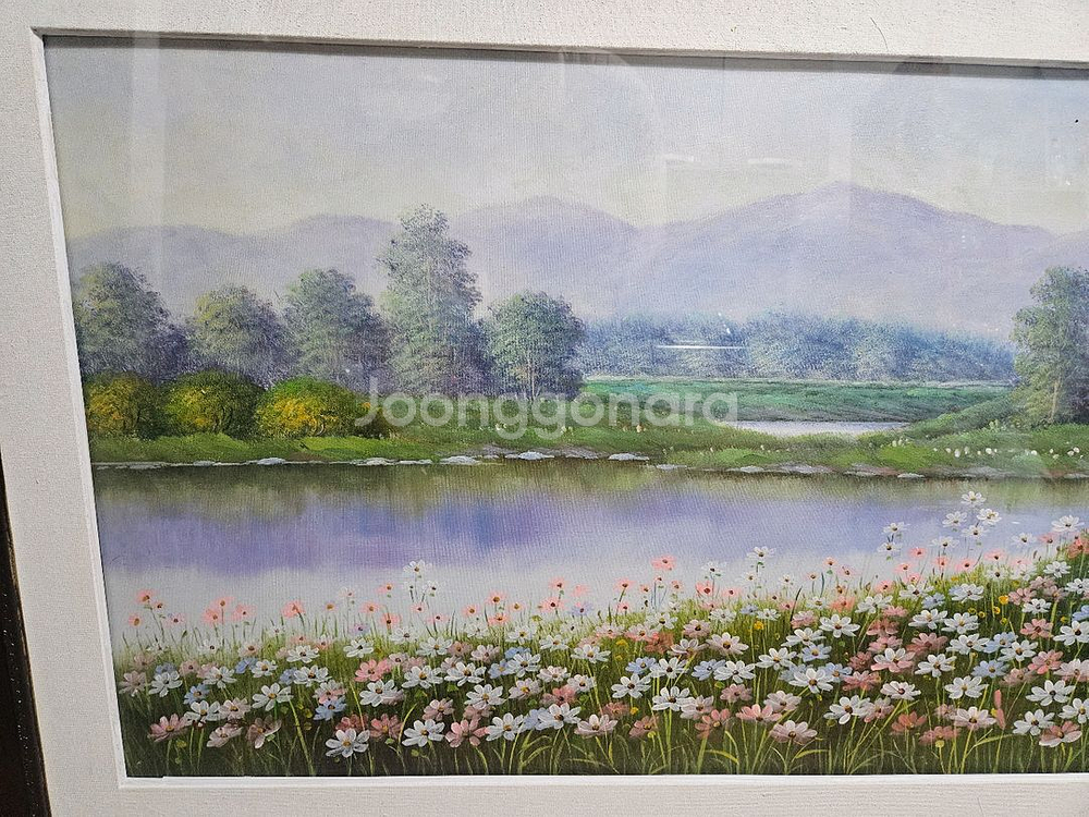 풍경화 유화 그림 액자--2