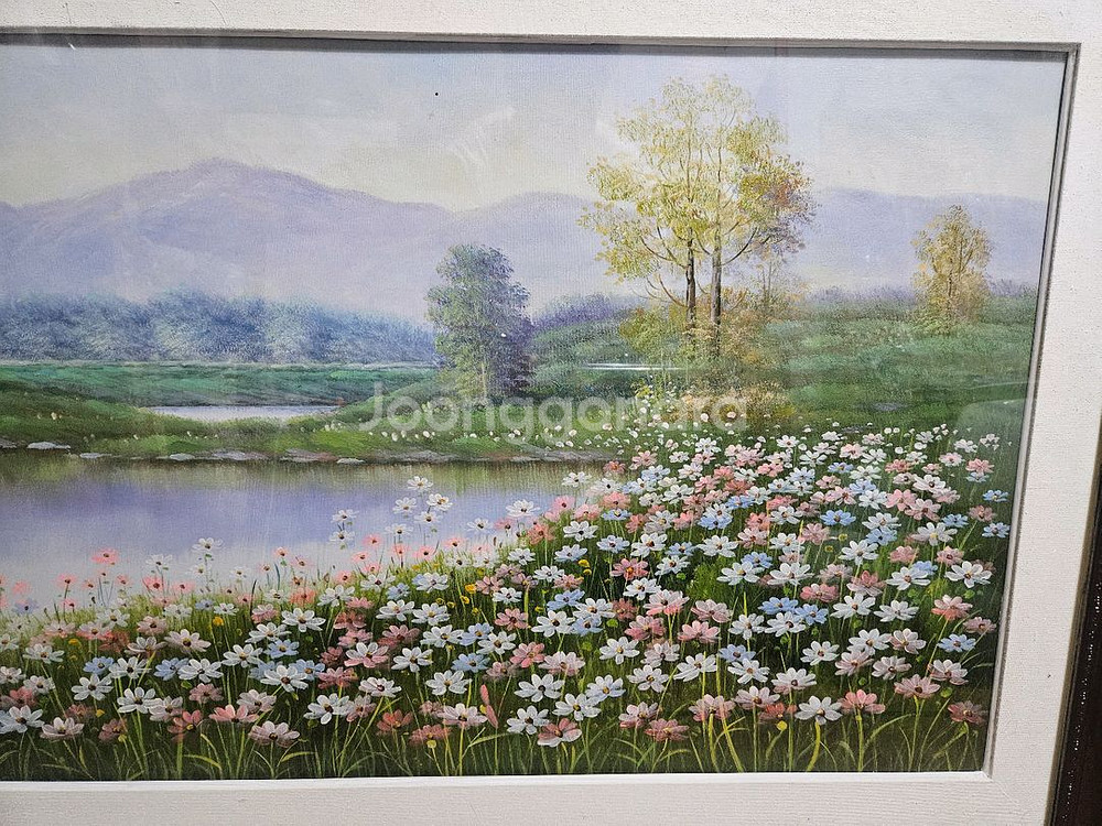 풍경화 유화 그림 액자--1