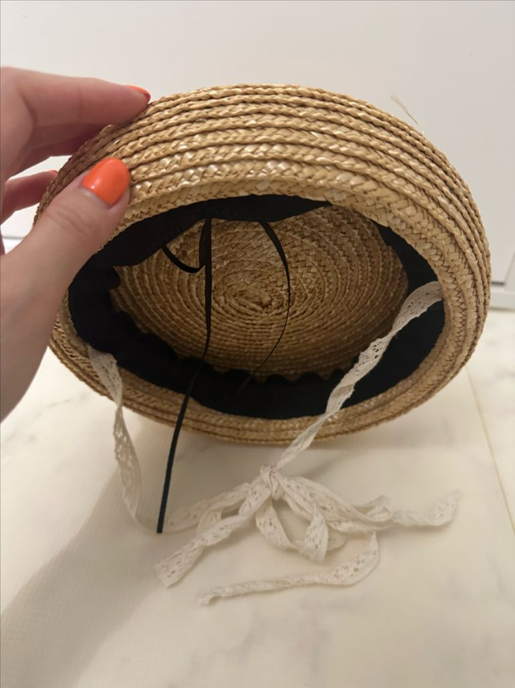 밀짚 꼭지모자--2