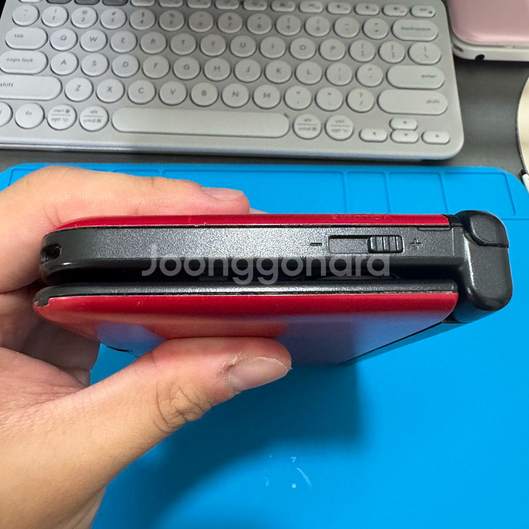 닌텐도 3ds xl 레드 포켓몬뱅크, 포켓무버 포함--3